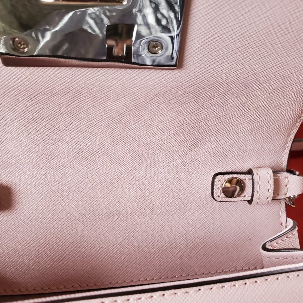 Michael Kors Tina Small Leather Clutch - Picture 13 of 16